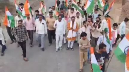टेहरोली: घुरैया में भारतीय सैनिकों के शौर्य एवं सम्मान में निकली तिरंगा यात्रा,भारत माता के जयकारों से शुरुआत #oprationsindoor