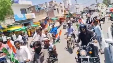 जीरन: जीरन नगर में ऑपरेशन सिंदूर की सफलता के सम्मान में तिरंगा यात्रा निकाली गई