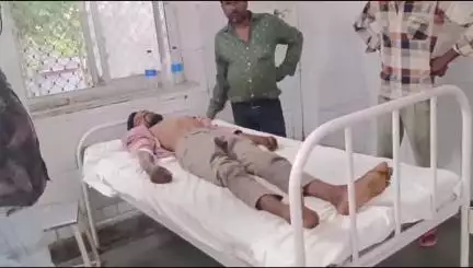 आबापुरा: नापला गांव में जीएसएस पर काम करते समय ठेका कर्मी को लगा करंट, एमजी अस्पताल में उपचार जारी