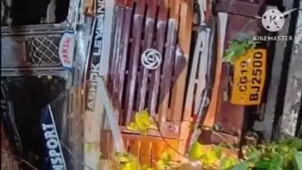 भानुप्रतापपुर: भानुप्रतापपुर में ट्रक ने ट्रैक्टर को मारी ठोकर, पांच लोग हुए घायल
