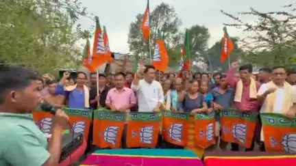 লংথরাই ভ্যালি: করমছড়া বিধানসভার অন্তর্গত বুদ্ধি চন্দ্রপাড়ায় বিজেপির এক যোগদান সভা অনুষ্ঠিত হয়