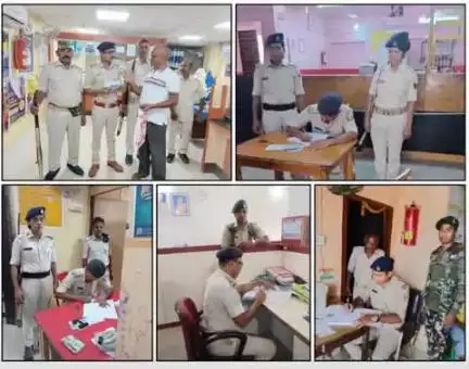 बैंक चेकिंग सभी थाना/ओ०पी० के द्वारा सुरक्षा व्यवस्था को लेकर बैंक परिसर के अंदर / बाहर संदिग्ध व्यक्तियों की जाँच की गई