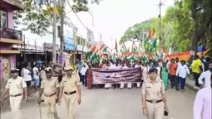 ಕೆ.ಜಿ.ಎಫ್: ಆಪರೇಷನ್ ಸಿಂಧೂರ ಯಶಸ್ವಿ ಹಿನ್ನೆಲೆ ನಗರದಲ್ಲಿ ಐಕ್ಯತೆಯ ತಿರಂಗಾ ಯಾತ್ರೆ