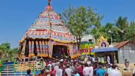 செந்துறை: சிறுகடம்பூர் கிராமத்தில் செல்லியம்மன் கோவிலில் தேர் திருவிழா- திரளான பக்தர்கள் பங்கேற்பு