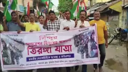 কুশমুণ্ডী: ‘অপারেশন সিঁদুর’ সফল, কুশমন্ডিতে সেনাকে সম্মান বিজেপির