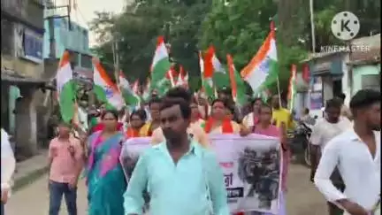 রঘুনাথপুর ২: অপারেশন সিঁদুরের সাফল্যে সেনা বাহিনীকে অভিনন্দন জানাতে জাতীয় পতাকা সহযোগে চেলিয়ামাতে তিরঙ্গা যাত্রা