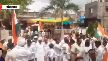 मेहकर: डोणगाव येथे तिरंगा रॅली व मानवंदना संपन्न