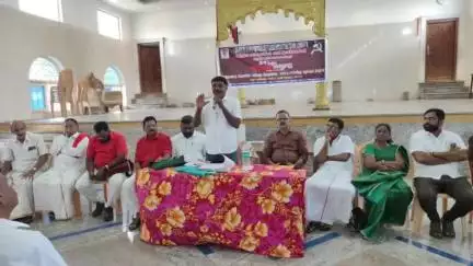 தேன்கனிகோட்டை: மதுரை CPM மாநாட்டு செந்தொண்டர் பேரணியில் பங்கேற்றவர்களுக்கு தேன்கனிக்கோட்டையில்# பாராட்டு விழா