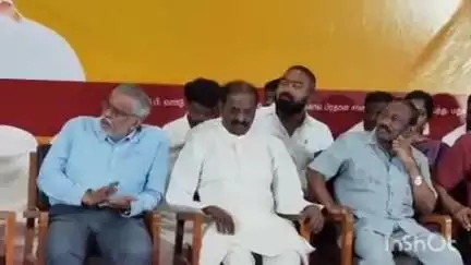 மதுரை தெற்கு: "மதுவையும் புகையையும் இனி தொட மாட்டோமென சபதம் எடுத்துக் கொள்ளுங்கள்"- உலக தமிழ் சங்க வளாகத்தில் கவிஞர் வைரமுத்து பேச்சு