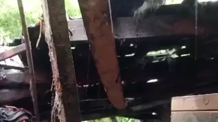 തലപ്പിള്ളി: ശക്തമായ കാറ്റിലും മഴയിലും കാഞ്ഞിരക്കോട് വീട് തകർന്നു, വീട്ടുക്കാർക്ക് നിസ്സാര പരിക്ക്
