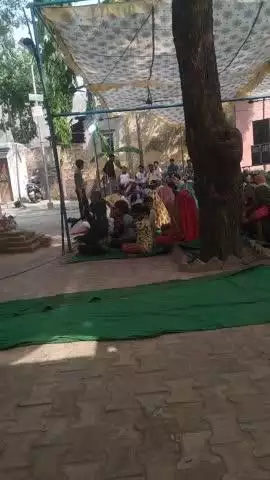 Jai shree Krishna Bhagwat Katha Shiv mandir baraula Om namah shivay baraula Jai shree Krishna Jai Sri Radhe Radhe Krishn