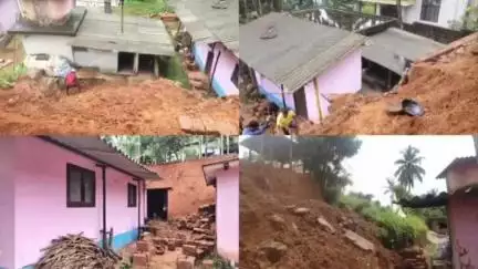 ಬೆಳ್ತಂಗಡಿ: ಬೆಳ್ತಂಗಡಿಯಲ್ಲಿ ಮಳೆಯ ಅಬ್ಬರ: ಪಾರೆಂಕಿ ಗ್ರಾಮದಲ್ಲಿ ಮನೆಯ ಪಕ್ಕದ ತಡೆಗೋಡೆ ಕುಸಿತ