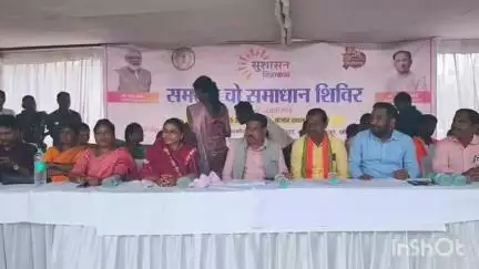 तोकापाल: तोकापाल के बेड़ागुड़ा बाजार स्थल में समाधान शिविर का आयोजन