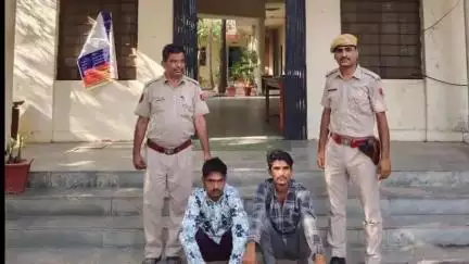माण्डलगढ़: बिगोद पुलिस ने लूट के मामले में 2 शातिर बदमाशों को किया गिरफ्तार