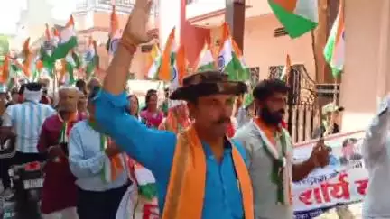 गंगापुर: गंगापुर सिटी के महूकला ग्राम पंचायत में ऑपरेशन सिंदूर की सफलता को लेकर तिरंगा शौर्य यात्रा का आयोजन किया गया