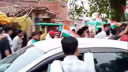 बक्स्वाहा: बाजना में 'ऑपरेशन सिंदूर' की सफलता पर निकाली गई शौर्य तिरंगा यात्रा