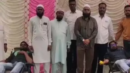 जाफराबाद: टेंभुर्णी येथे वेल्फेअर फाउंडेशनच्या वतीने घेण्यात आले भव्य रक्तदान शिबिर,रक्तदान शिबिरात तरुणांनी मोठ्या संख्येने सहभाग