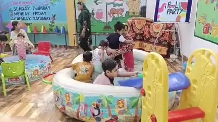 साढौरा: टीएफ प्ले स्कूल एंड क्रच सेंटर सढौरा में पूल पार्टी का आयोजन किया गया
