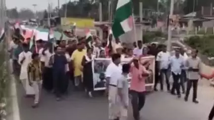 মেখলিগঞ্জ: অপেরাশন সিঁদুরের সাফল্যে হলদিবাড়ি শহরে তিরঙ্গা যাত্রার আয়োজন করলো বিজেপি