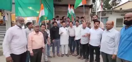 अलीराजपुर: आलीराजपुर जिले मे कांग्रेस ने जय हिन्द तिरंगा यात्रा के आयोजन मे देश के सैनिको के सम्मान मे लगाए नारे।#opretion sindoor