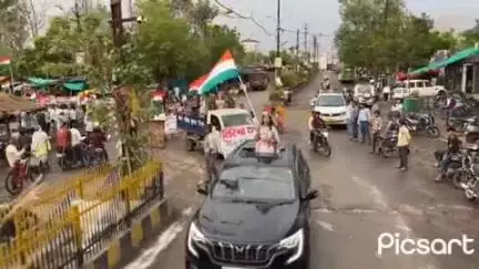 भारत के वीर जवानों के शौर्य, पराक्रम की गौरवगाथा को जन-जन तक पहुँचाने हेतु आज कुंभराज मे भी तिरंगा यात्रा निकली गयी...