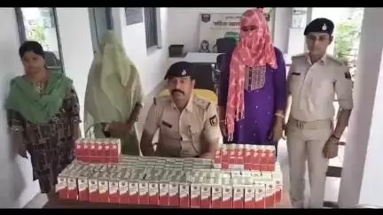 मोकामा: हाथीदह थाने की पुलिस ने 31 लीटर अंग्रेजी शराब के साथ दो महिला तस्करों को किया गिरफ्तार