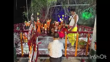 বরজোড়া: কাদাশোল গ্রামে কাদাশোল বাবা ভৈরবরাজের গাজন উৎসবে‌ যোগ দিলেন বড়জোড়া ব্লক তৃণমূলের সভাপতি কালীদাস মুখোপাধ্যায়