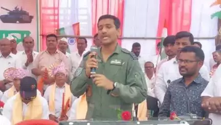 राहुरी: महाराष्ट्र संतांची वीरांची भूमी हा वारसा घेऊन लढायला गेल्याने बळ मिळाले, ऑपरेशन सिंदूर मधील विंग कमांडर विवेकानंद नलगे