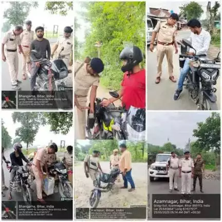 कटिहार जिलान्तर्गत आमजनों की सुरक्षा एवं अपराध नियंत्रण हेतु पूरे जिले में विशेष वाहन चेकिंग/रोको टोको अभियान जारी......