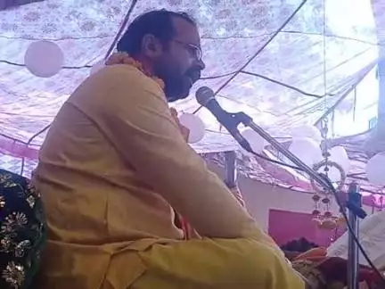 गांव भिडूकी  में  मोती वाले मन्दिर पर श्रीमद् भागवत कथा का आज चतुर्थ दिवस हैं ग्रामवासी व भगतजन कथा का आनंद लेते हुए