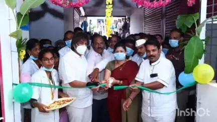 ಸೊರಬ: ಪಟ್ಟಣದ ಹೊಸಪೇಟೆಹಕ್ಲಿನಲ್ಲಿ 'ನಮ್ಮ ಕ್ಲಿನಿಕ್' ಕೇಂದ್ರ ಉದ್ಘಾಟಿಸಿದ ಸಚಿವ ಮಧು ಬಂಗಾರಪ್ಪ
