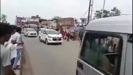 सिलाव: सिलाव में भाजपा कार्यकर्ताओं ने बिहार सरकार के नगर विकास एवं आवास मंत्री का किया स्वागत