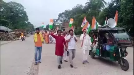 কৃষ্ণনগর ২: পেহেলগাঁও কান্ড নিয়ে সেনাবাহিনীকে ধন্যবাদ জানিয়ে কৃষ্ণনগর ২ নম্বর ব্লকের বিজেপির পক্ষ থেকে তেরঙ্গা যাত্রা