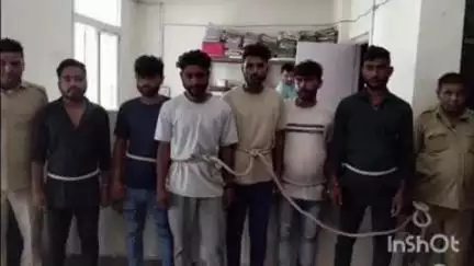 गुरारू: फांफर गांव: मारपीट मामले में 8 आरोपी गिरफ्तार, भेजे गए जेल