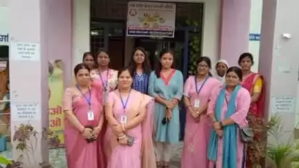 बहरी: राष्ट्रीय फोरेंसिक विज्ञान विश्वविद्यालय की टीम ने किया वन स्टॉप सेंटर का दौरा