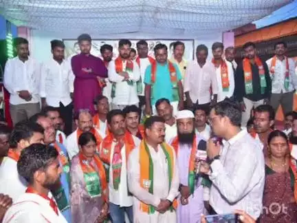 जिवती: जिवती येथे भाजप चा भव्य पक्ष प्रवेश सोहळा संपन्न