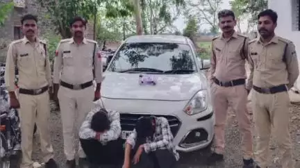 उदयनगर: कमलापुर पुलिस ने अवैध हथियार के साथ 2 आरोपियों को किया गिरफ्तार, 6 लाख 5 हजार का वाहन भी ज़ब्त