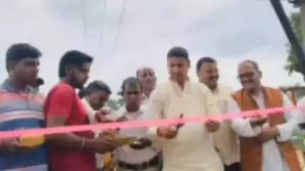 सिमरिया: नावाडीह गांव में सांसद के प्रयास से लगा नया ट्रांसफार्मर, किया गया उद्घाटन