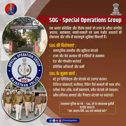 S.O.G. = विशेष ऑपरेशन + गुप्त रणनीति + सटीक कार्रवाई