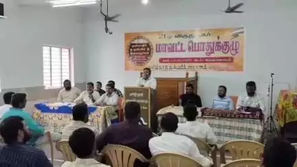 இராஜபாளையம்: தனியார் மண்டபத்தில்  தமிழ்நாடு தவ்ஹீத் ஜமாத் மாவட்டகுழு இஸ்லாமியர்களுக்கு 3.5 விழுக்காட்டில் இருந்து 7 விழுக்காடு உயர்த்த தீர்மானம்