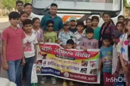 देसूरी: गुड़ा मांगलियान में बाल अभिरुचि शिविर हुआ सम्पन्न, 68 बच्चों ने श्रीकृष्ण धाम के किए दर्शन