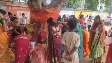 चंडी: चंडी प्रखंड में अमावस्या पर वट सावित्री व्रत रखकर सुहागिन महिलाओं ने पति की दीर्घायु की कामना की