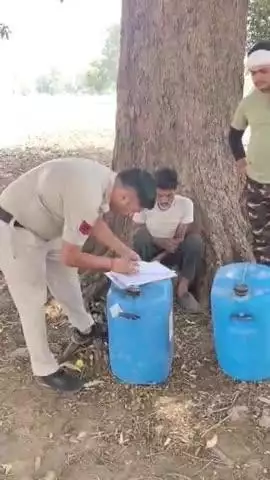 खनियाधाना: पुलिस की अवैध शराब के खिलाफ बड़ी कार्रवाई