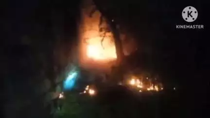 लवाण: लवाण मुख्यालय पर रात्रि में एक पाटोरपोश घर में लगी भीषण आग, 20 फीट के 150 पाइप व 800 फीट बोरिंग का पाइप जलकर हुए राख