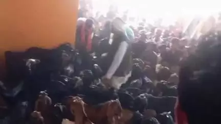 लटेरी: लटेरी के तिलोनी में ठाकुर बाबा के स्थान पर सैकड़ों बकरों की बलि दी गई