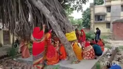 भाटपार रानी: सोमवती अमावस्या पर महिलाओं ने भाटपार रानी समेत पूरे जिले में वट वृक्षों की पूजा कर की परिक्रमा