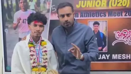 तिरोडा: रनिंग मध्ये राष्ट्रीय स्पर्धेसाठी तिरोडा तालुक्यातील बोरगावच्या मनीष मेश्रामची निवड