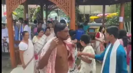 চেঙা: বহৰি সত্ৰত হৰিদেৱ গুৰুৰ চাৰিদিনীয়াকৈ পালন কৰা ৪৬০ সংখ্যক তিৰোভাৱ তিথি মহোৎসৱৰ সামৰণি