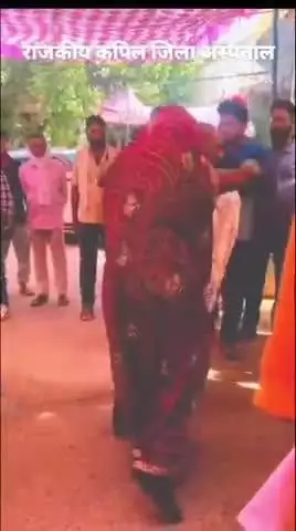 नीम का थाना: नीमकाथाना के जिला अस्पताल का एक वीडियो सोशल मीडिया पर हो रहा है वायरल