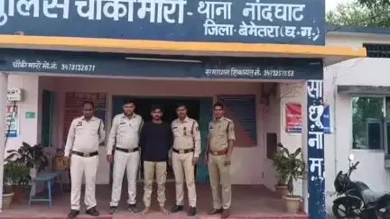 साजा: पुरपुरा के पूर्व सरपंच महेंद्र साहू पर नकाब पहनकर जानलेवा हमला करने वाले 1 माह से फरार आरोपी को पुलिस ने किया गिरफ्तार